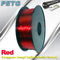 هايت شفاف أحمر PETG 3D طابعة خيوط حامض وقلوي مقاومة 1.0kg / roll