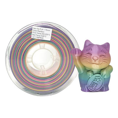 PINRUI PLA قوس قزح 1.75mm 3D طابعة خيط