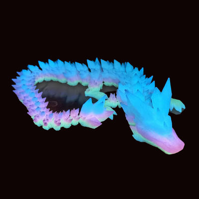 PINRUI Glow Rainbow PLA 1kg 1.75mm قوس قزح أبيض طابعة ثلاثية الأبعاد تغيير اللون في البلاستيك الداكن للطابعة ثلاثية الأبعاد