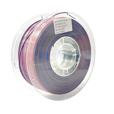 PINRUI PETG قوس قزح 1.75mm 3D طابعة خيط