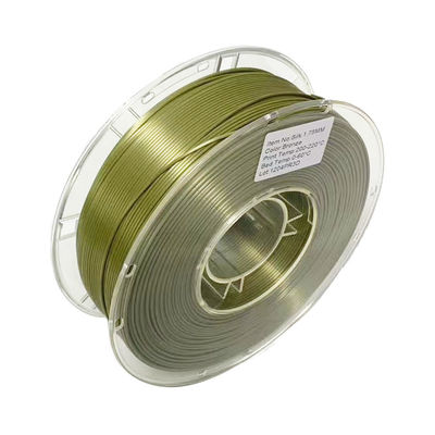 PINRUI الحرير PLA الخيط 1.75mm 1KG ((2.2lbs) دقة البكرة +/- 0.03mm طابعة ثلاثية الأبعاد الخيط البلاستيكي للطابعة ثلاثية الأبعاد FDM