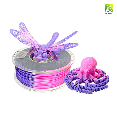 خيط طابعة ثلاثية الأبعاد PINRUI، تغير درجة الحرارة لون خيط PLA 1.75mm،