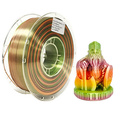 PINRUI قوس قزح PLA حريري PLA 1.75mm 1kg متعدد الألوان PLA لون خط الدرجة الخيط للطباعة 3d