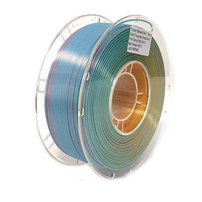 PINRUI الحرير قوس قزح PLA نسيج بلاستيكي 1.75mm 3D نسيج 1.75mm اللون السحري PLA عصا بلاستيكية PLA نسيج
