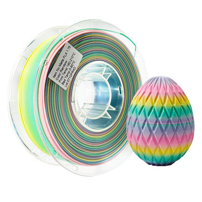 طابعة PINRUI 3D Filament Rainbow Dreamy Color 1.75mm 1kg ألوان متعددة تناسب معظم طابعات FDM