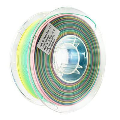 طابعة PINRUI 3D Filament Rainbow Dreamy Color 1.75mm 1kg ألوان متعددة تناسب معظم طابعات FDM