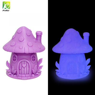 PINRUI العصي المطبوعة ثلاثيا الأبعاد المتوهجة في الظلام PLA Filament Purple Color متاحة للبيع