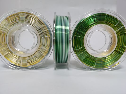 Pla Silk Tripe Color Dual Color Filament المنتجات الأكثر شهرة