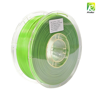 PINRUI 1kg حرير 3D للطباعة PLA ثنائي الألوان للدرجة الحرارية الحرارية النشطة